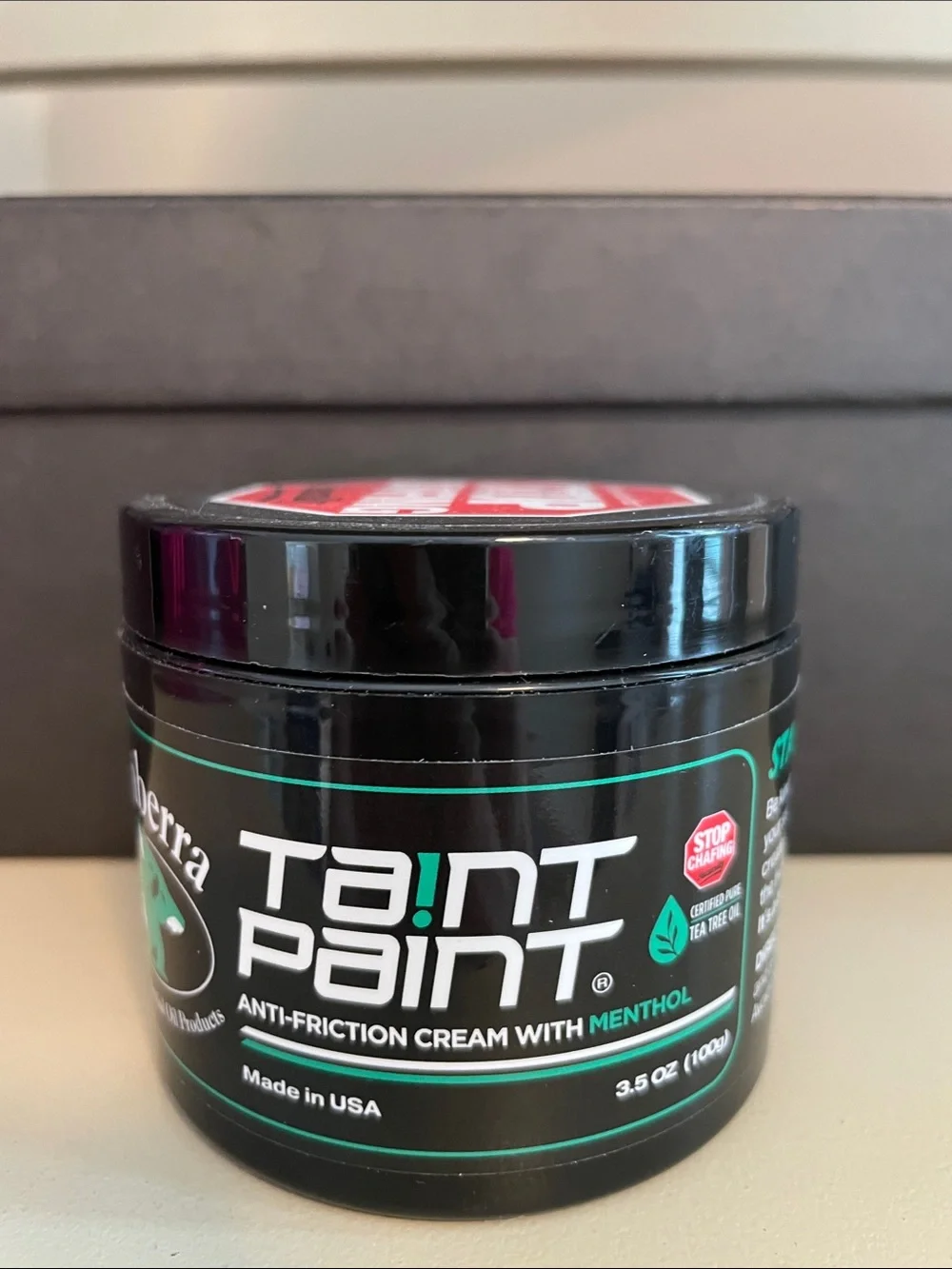 Kanberra Taint paint Anti-Friction/Chafe Cream with Menthol New sealed